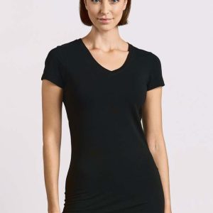 Women’s Slim Fit V-Neck-T Long