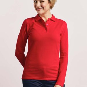 Women’s Heavy Polo Longsleeve