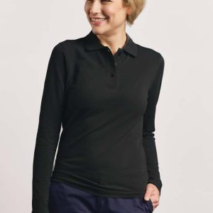 Women’s Heavy Polo Longsleeve