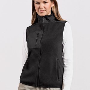 Women`s Canvas Fleece Vest
